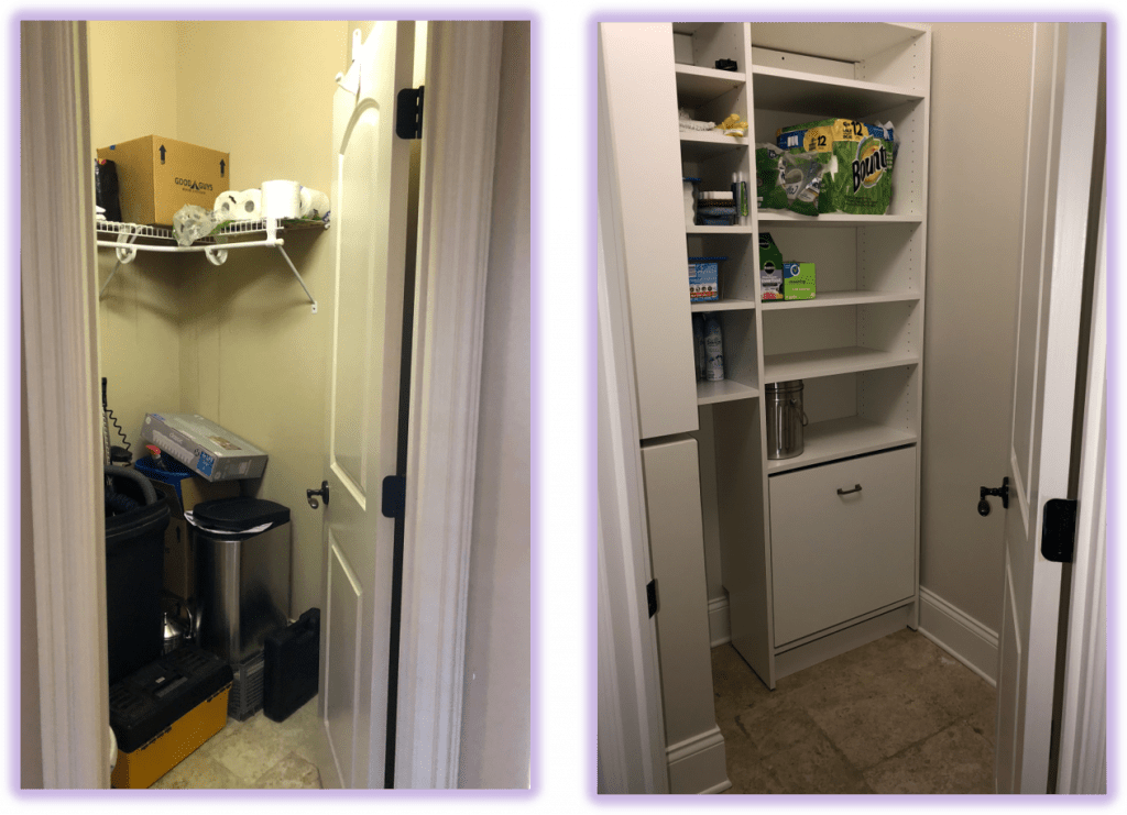 Pantry Before and After